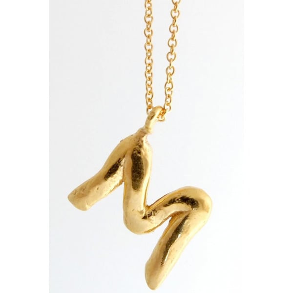 Celine dupe hot sale initial necklace