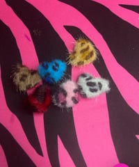 fur heart charm