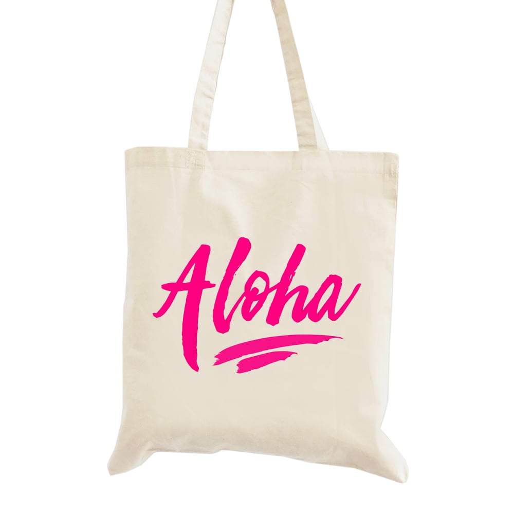 Image of Aloha Wedding Welcome Tote Bag
