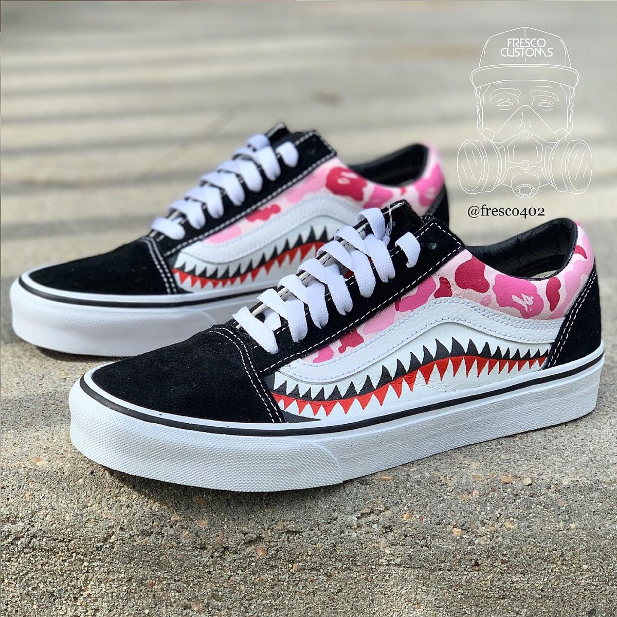 Custom 2025 pink vans