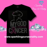 Image 2 of "Sparkling" My God is Bigger Than Cancer