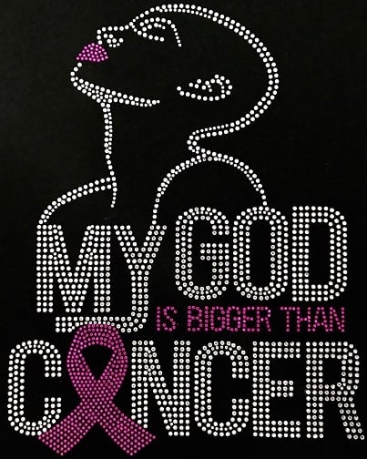 Image of "Sparkling" My God is Bigger Than Cancer