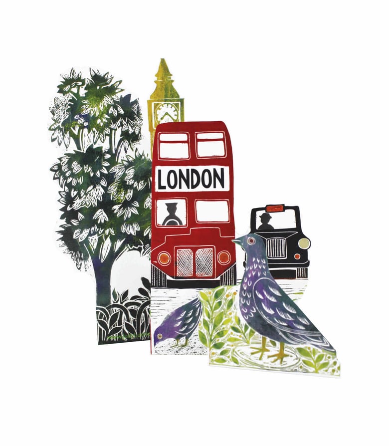 Image of London Bus Tri-fold