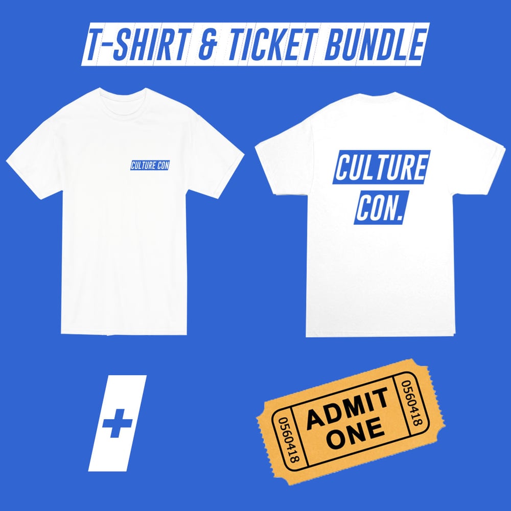 Image of Culture Con T-Shirt & Ticket BUNDLE Pre-Order