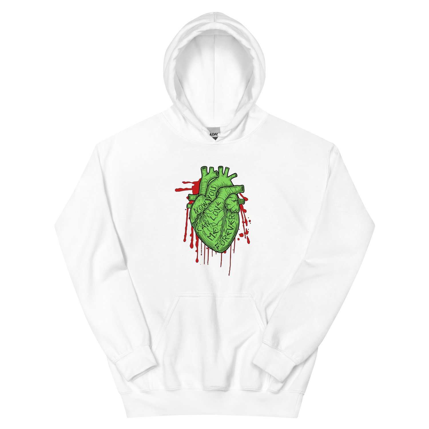 Image of Officially licensed mean one heart Unisex Hoodie