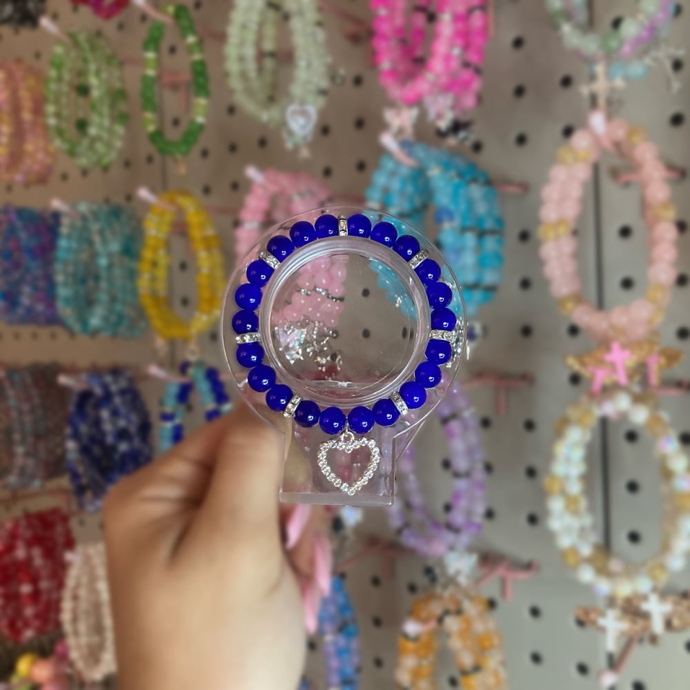 Image of Diamond Heart Blue