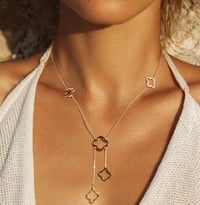 GOLD CLOVER NECKLACE 