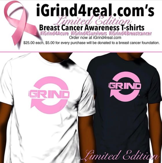 Image of iGrind Limited Breast Cancer Shirts