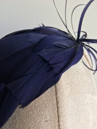 Image 2 of Navy feather headpiece  