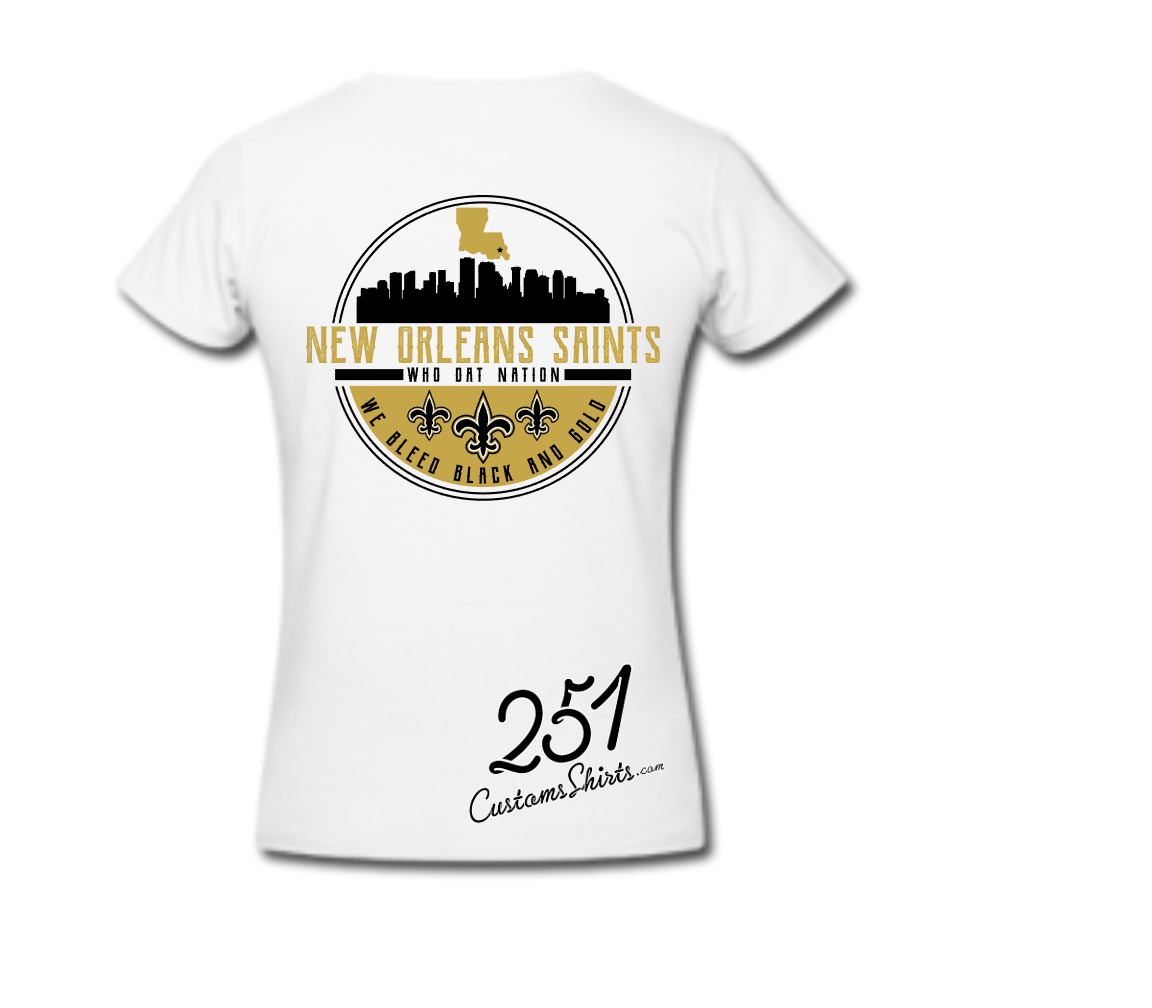 custom new orleans saints shirts