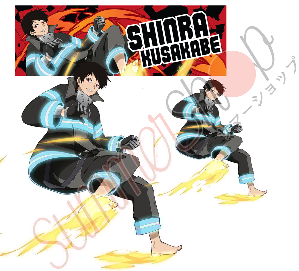 Enen No Shouboutai Fire Force Anime Slap Sticker Diecut Summer Shop