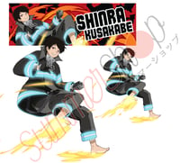 Image 1 of Enen no Shouboutai (Fire force) Shinra X Tamaki X Iris Slaps, Diecut