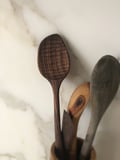 Image of Dark Walnut Cooking Spoon