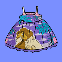 Image 2 of Large Print Cat Monarch Dress