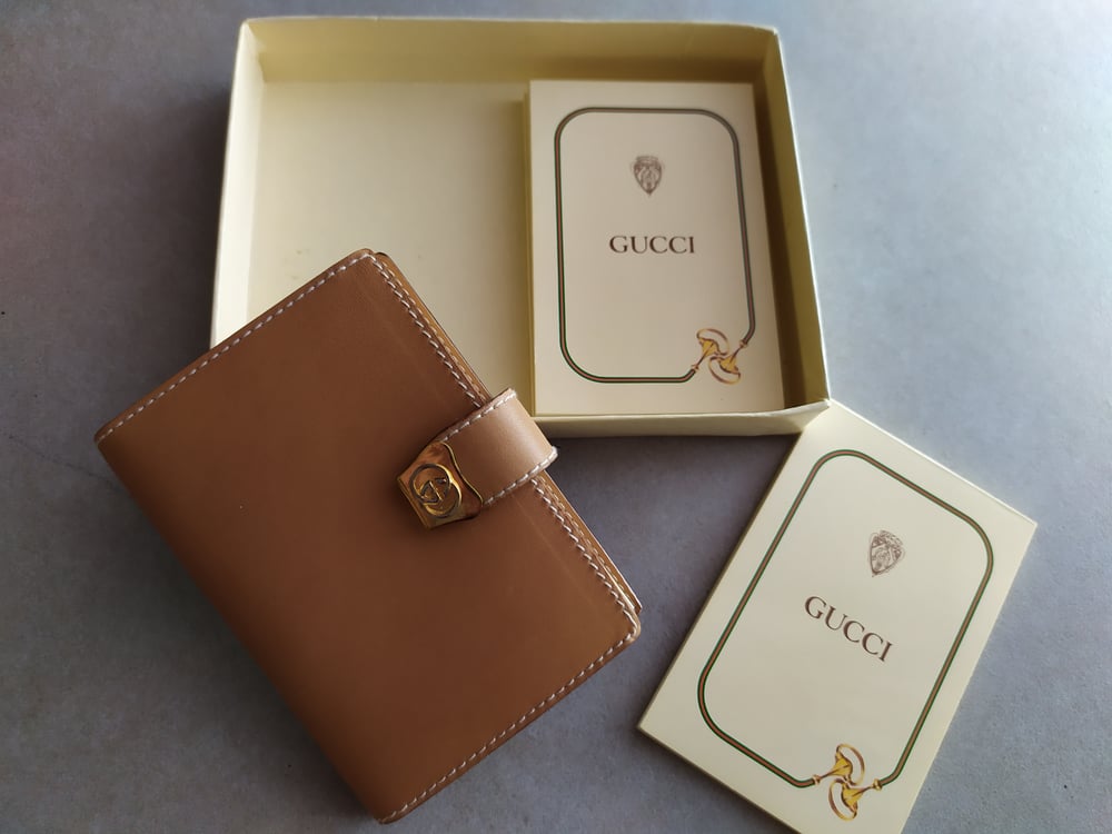 Image of Vintage Gucci agenda planner notebook