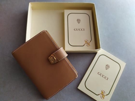 Image of Vintage Gucci agenda planner notebook