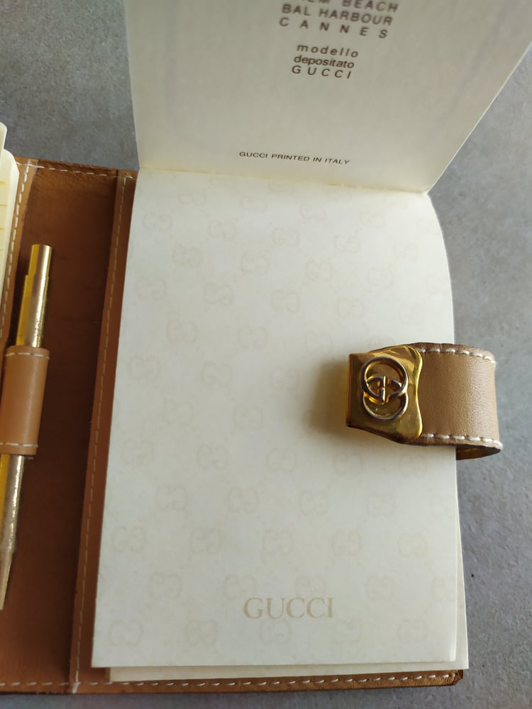 Image of Vintage Gucci agenda planner notebook