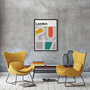 Image of London Hope 2017 Typographic Screen Print