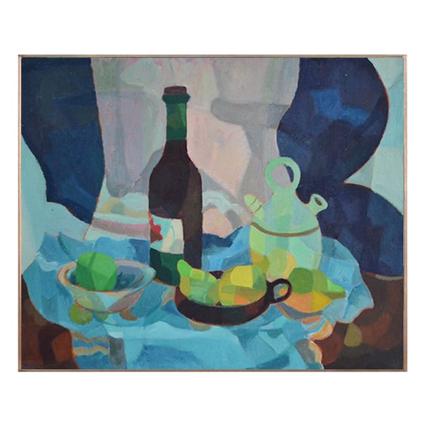 Image of Painting, 'Bottle and Olive Jar,' Horas Kennedy (1917-1997)