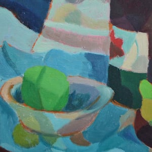 Image of Painting, 'Bottle and Olive Jar,' Horas Kennedy (1917-1997)