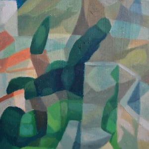 Image of Painting, 'The Lake,' Horas Kennedy (1917-1997)