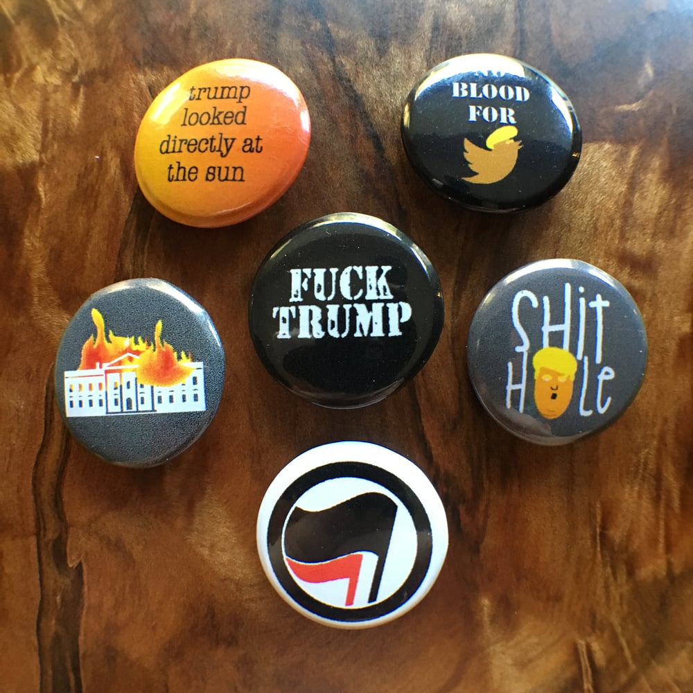Image of Fuck Trump Pin Pack