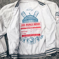 Image 2 of Original 90’s Mirage Sports Brooklyn Dodgers Jacket.