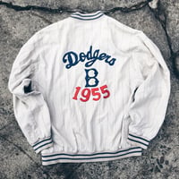 Image 3 of Original 90’s Mirage Sports Brooklyn Dodgers Jacket.