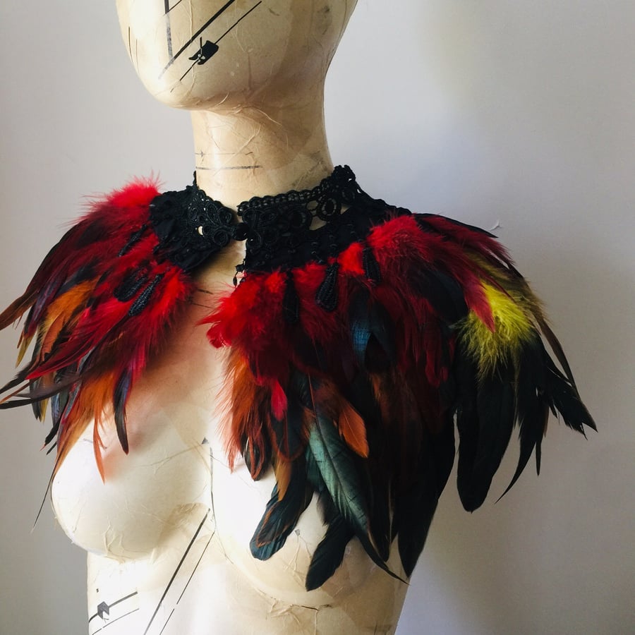 Image of Phoenix feather collar