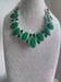 Image of GREEN ONYX AND CHROME DIOPSIDE NECKLACE SET