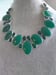 Image of GREEN ONYX AND CHROME DIOPSIDE NECKLACE SET