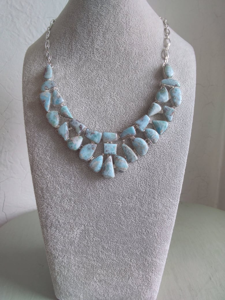 Image of ALL LARIMAR NECKLACE