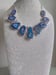 Image of BLUE BOTSWANA AGATE STONE NECKLACE