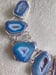 Image of BLUE BOTSWANA AGATE STONE NECKLACE