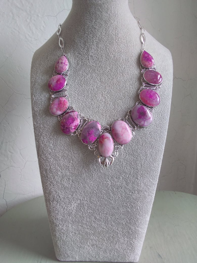 Image of PINK SOLAR QUARTZ NECKLACE