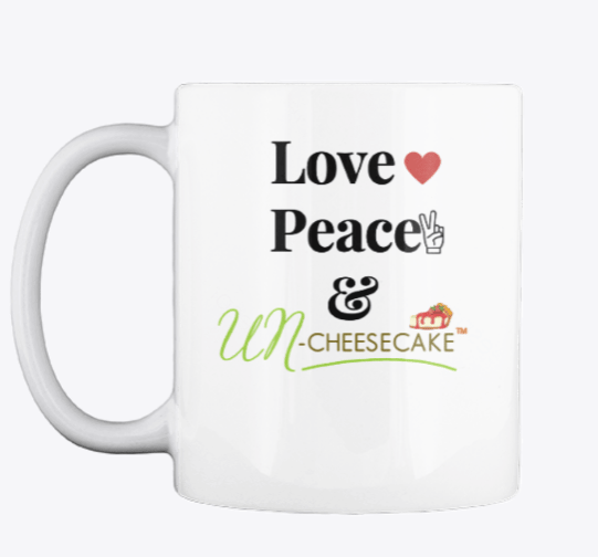 Image of Love❤ Peace✌And UNCheesecake™🍰 Mug ***Pre-Order Only***