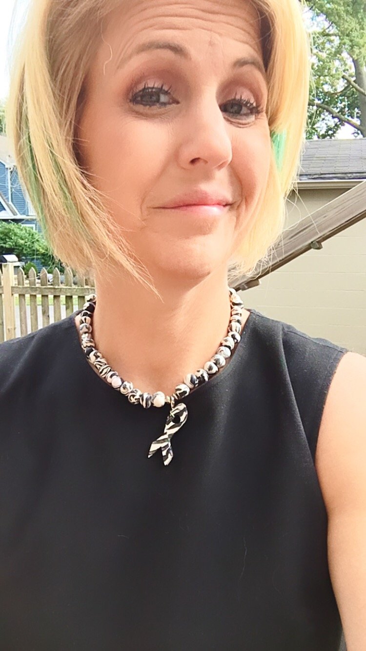 Cancer Ribbon Necklace – Hair With A Cause Oncology Boutique