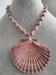 Image of MEXICAN SCALLOPED SHELL NECKLACE SET