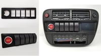 Image 1 of 96-98 Honda Civic EK Radio S2000 Push Button Start + Switch Plate