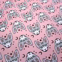 Image 3 of Luxury Mystical Sphynx Cat wrapping paper - sphynx cat - witchy -  a2 gift wrap sheets