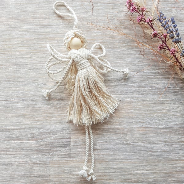Image of Macrame Angel from