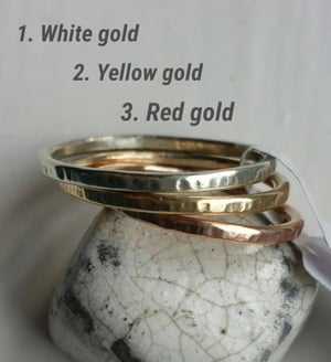 Ladies thin handmade 18carat Gold Wedding Ring