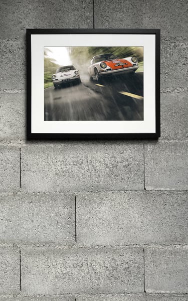 Image of Porsche 911R print