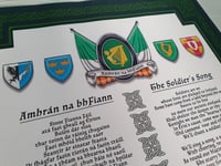 Image 3 of National Anthem of Ireland A3 print - Unframed.