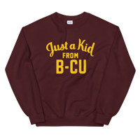 Image 1 of A Kid From B-CU Sweatshirt (Maroon)
