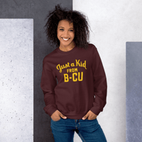 Image 3 of A Kid From B-CU Sweatshirt (Maroon)