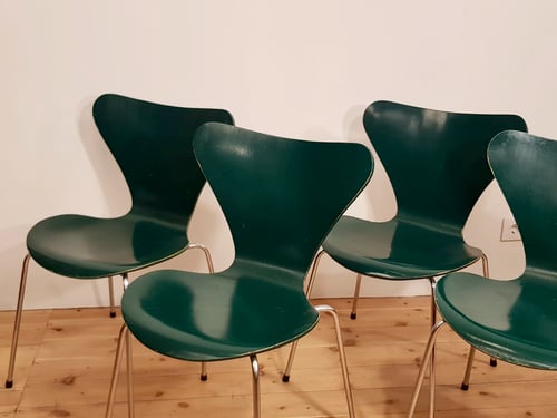 Image of Lote de 4 sillas, Arne Jacobsen
