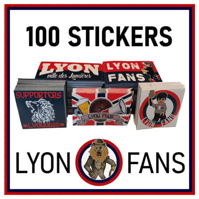 Image of Lot de 100 stickers