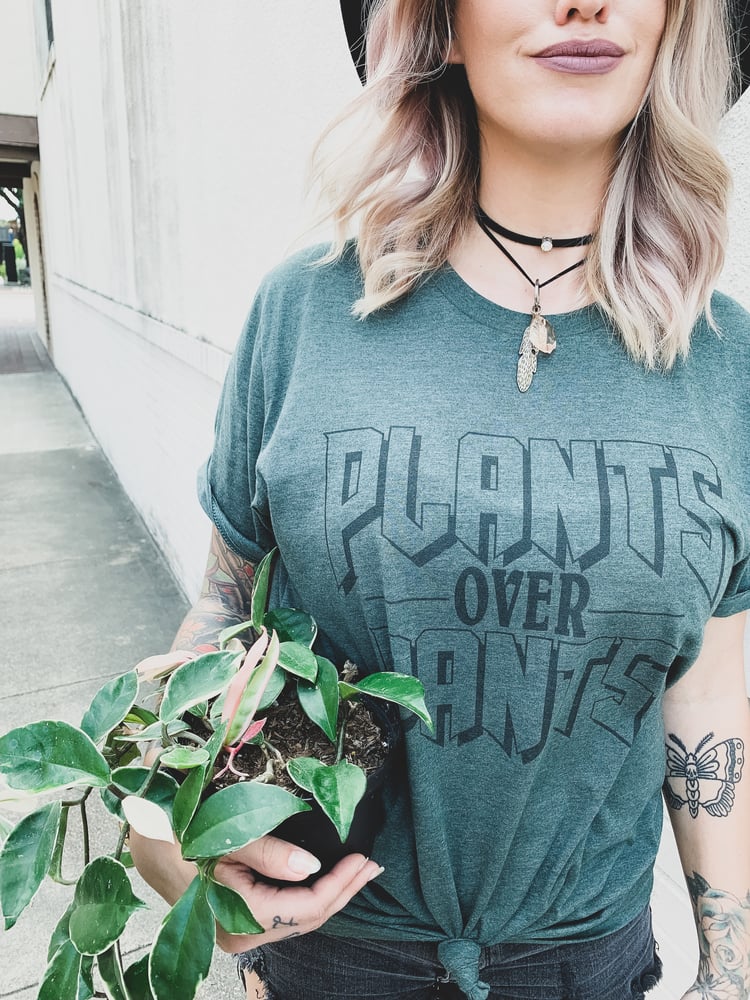 Image of Plants>Pants T-Shirt Forest Green