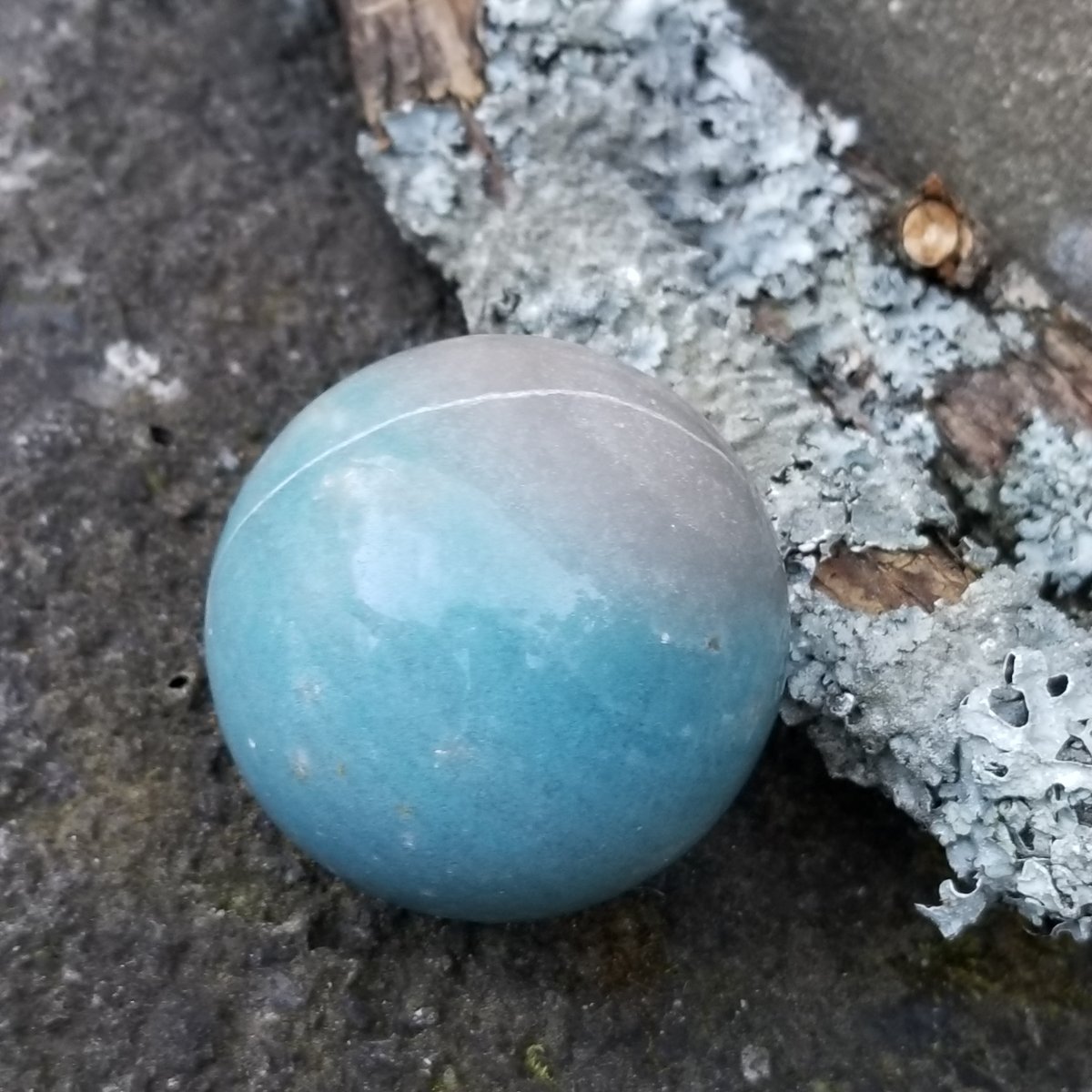 Image of Blue Like the Sky - Trolleite Sphere - rare find!